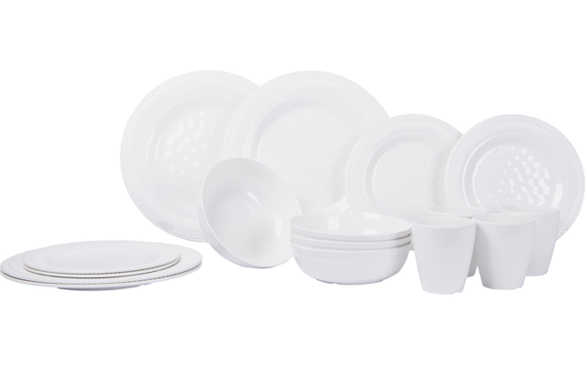 Produktbild Gimex Royal Line Geschirrset weiß 16 teilig  1