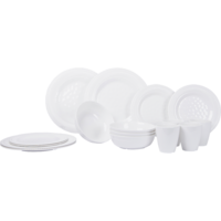 Vajilla Gimex Royal Line blanca 16 piezas