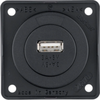 Berker integro USB-oplaadstekker 3 A 5 V zwart mat