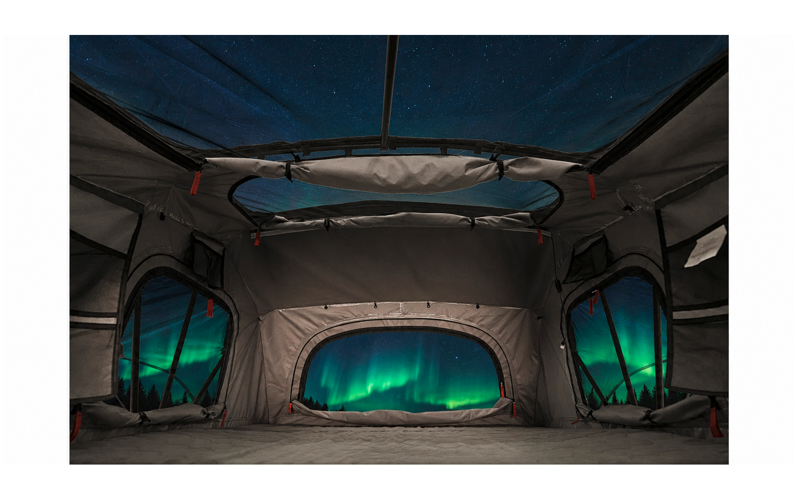 Produktbild Berger SkyLodge 160 Klapp-Dachzelt f&uuml;r 2-3 Personen (Liegefl&auml;che: 210 x 160 cm) 1