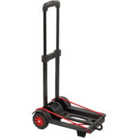 Chariot de transport pliable Keeeper mick, jusqu'&agrave; 50 kg, noir