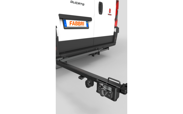 Produktbild Fabbri Mose Schwenkadapter Fahrradtr&auml;ger Anh&auml;ngerkupplung Fiat Ducato schwarz 1