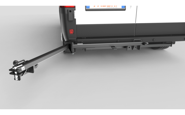 Produktbild Fabbri Mose Schwenkadapter Fahrradtr&auml;ger Anh&auml;ngerkupplung Fiat Ducato schwarz 1