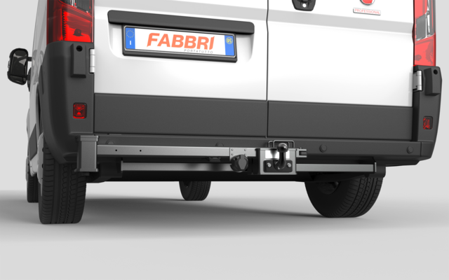 Produktbild Fabbri Mose Schwenkadapter Fahrradtr&auml;ger Anh&auml;ngerkupplung Fiat Ducato schwarz 1