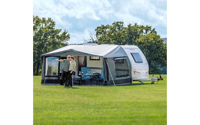 Berger Sirmione Pro Vorzelt f&uuml;r Wohnwagen (Gr&ouml;&szlig;e 9), Umlaufma&szlig; 791 - 820 cm