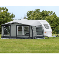 Berger Sirmione Pro Vorzelt f&uuml;r Wohnwagen (Gr&ouml;&szlig;e 9), Umlaufma&szlig; 791 - 820 cm