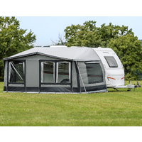Berger Sirmione Pro Vorzelt f&uuml;r Wohnwagen (Gr&ouml;&szlig;e 9), Umlaufma&szlig; 791 - 820 cm