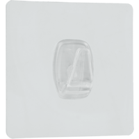 Metaltex U-Fix Crochet adh&eacute;sif carr&eacute; 8 x 8 cm