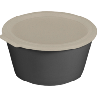 Koziol Move Box Schale mit Deckel 2,2 Liter nature ash grey 