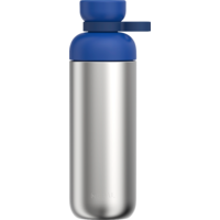 Mepal Vita Edelstahl Trinkflasche aus recyceltem Edelstahl und auslaufsicher 700 ml vivid blue