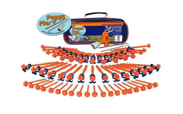 Produktbild Peggy Peg Starter Kit Schraubheringe Set 84-tlg. 1