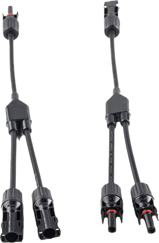 Solar Parallelstecker Set - Y-Abzweig Adapter IP68 10AWG Für Solarmodule