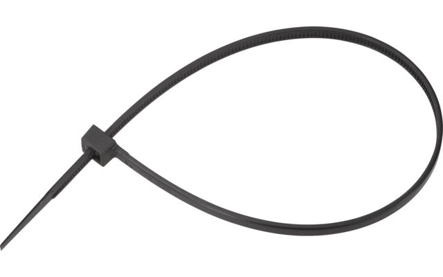 Grijze kabel met een lus en een knoop
