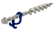 404040 - Peggy Peg Schraubhering Long Aluminium (LA) 31 cm 2er Set (PP13)