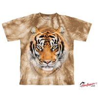 Harlequin Tiger Portrait Herren T-Shirt 