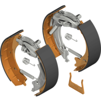 Set di ganasce Knott per tipi di freno a regolazione automatica adatto per 20-2425/1