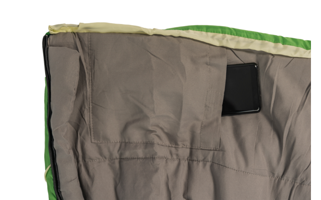 Grüezi borsa Cloud Blanket Deer IV Sleeping Bag verde Sinistra