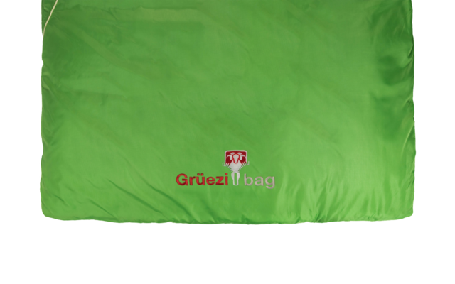 Grüezi bag Cloud blanket deer IV sleeping bag green left