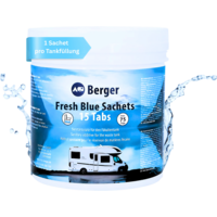 Sachets Additif sanitaire 15 tabs Fresh Blue Berger