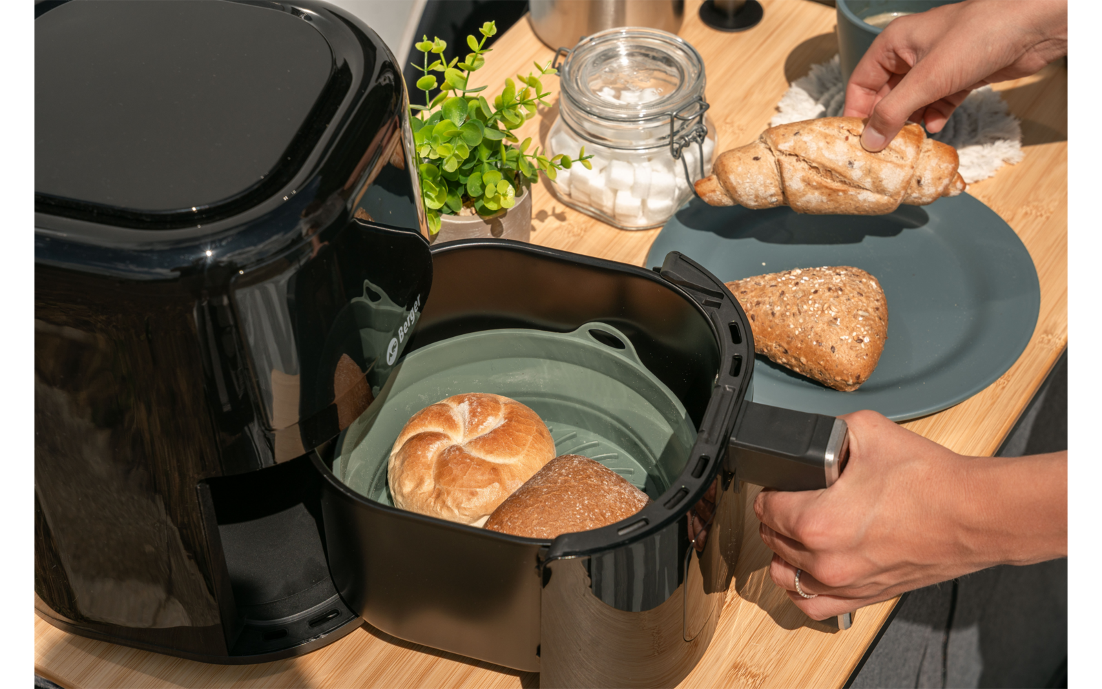 Produktbild Berger Airfryer Form rund 1
