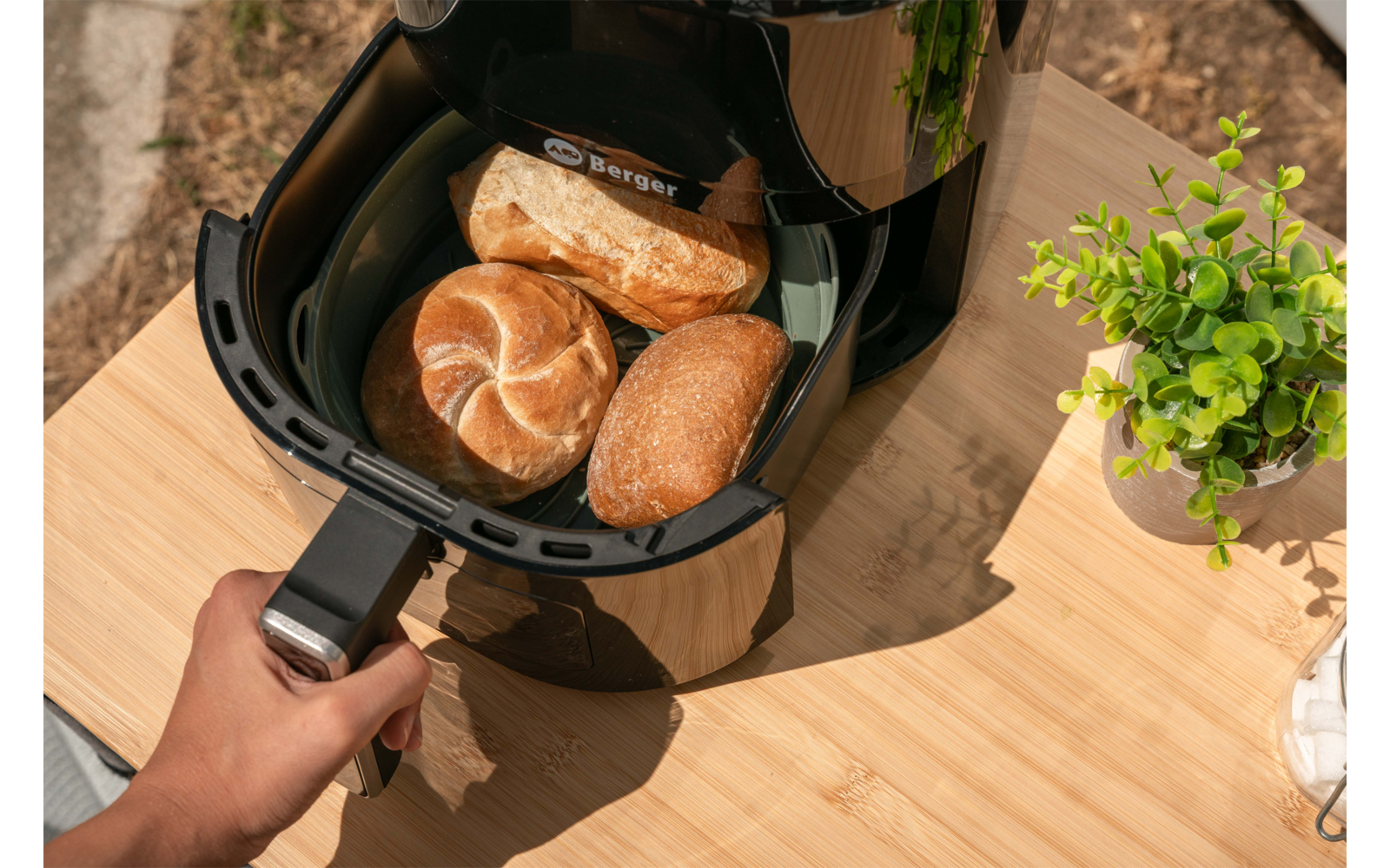 Produktbild Berger Airfryer Form rund 1