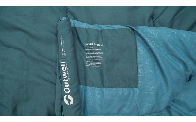 Product afbeelding Outwell Freeway Single Schlafsack 225 x 85 cm gr&uuml;n 1
