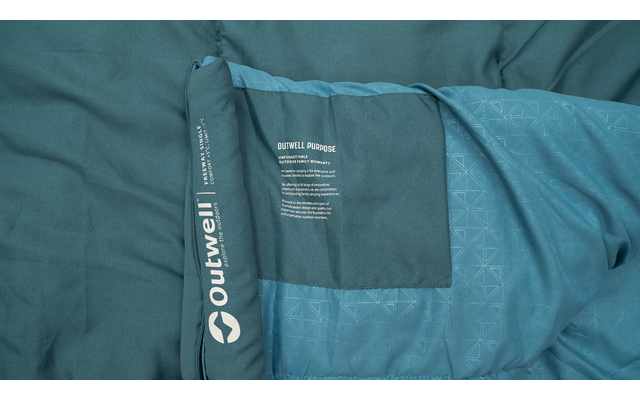 Product afbeelding Outwell Freeway Single Schlafsack 225 x 85 cm gr&uuml;n 1