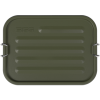 SIGG Gemstone Box Edelstahl Brotdose auslaufsicher 19,3 x 14,3 x 6,4 cm roasted green