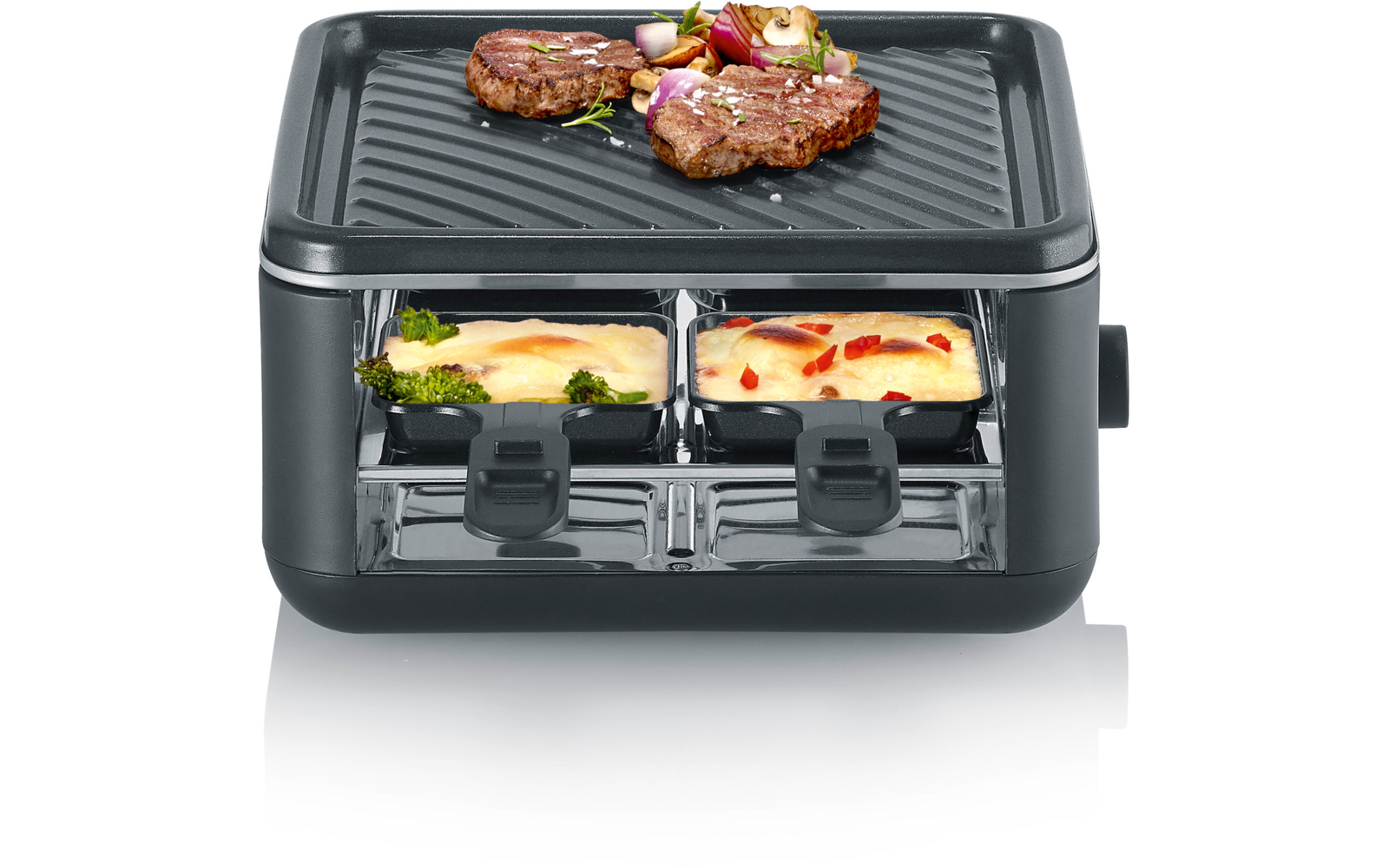Produktbild Severin RG 2360 Black Line Lite Mini Raclette-Grill 600 W 1