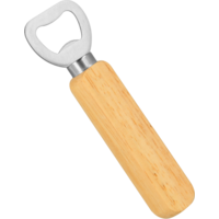 Metaltex Flaschen&ouml;ffner mit Holzgriff  14 cm