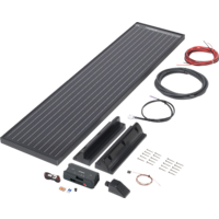 Büttner Elektronik Solar-Komplettanlage Power Blackline Solar Kit MT 75 / 1 x 75 W