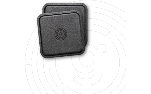 Image du produit Gelmags Nano-Gel-Untersetzer 2.0 eckig 9 x 9 cm 2-teilig 1