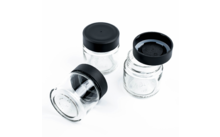 Pots magnétiques d'épicerie fine Black & Classy 125 ml Silwy