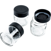 Silwy Feinkost-Magnetgl&auml;ser BLACK & CLASSY 125 ml