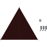 Bent TC-Zip-Canvas Single Sonnensegel 2,5 Meter java