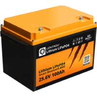 Batterie lithium 25,6 V 100 Ah LiFeP04 Smart Bluetooth BMS Liontron