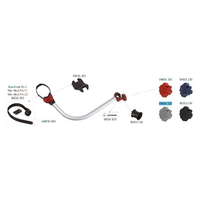 Volante Fiamma / tornillo moleteado gris adecuado para Carry Bike CL / Bike Block Pro - Fiamma pieza de recambio n&uacute;mero 98656-585
