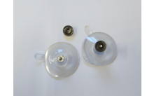 408988 - Ideatermica V2000 Saugnäpfe mit Mutter 5 cm 10 Stück transparent 