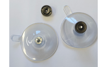 408988 - Ideatermica V2000 zuignappen met moer, 5 cm, 10 stuks, transparant 