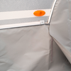 Kleine productafbeelding Hindermann vloerschort met polyvinylchloride bies lichtgrijs 1