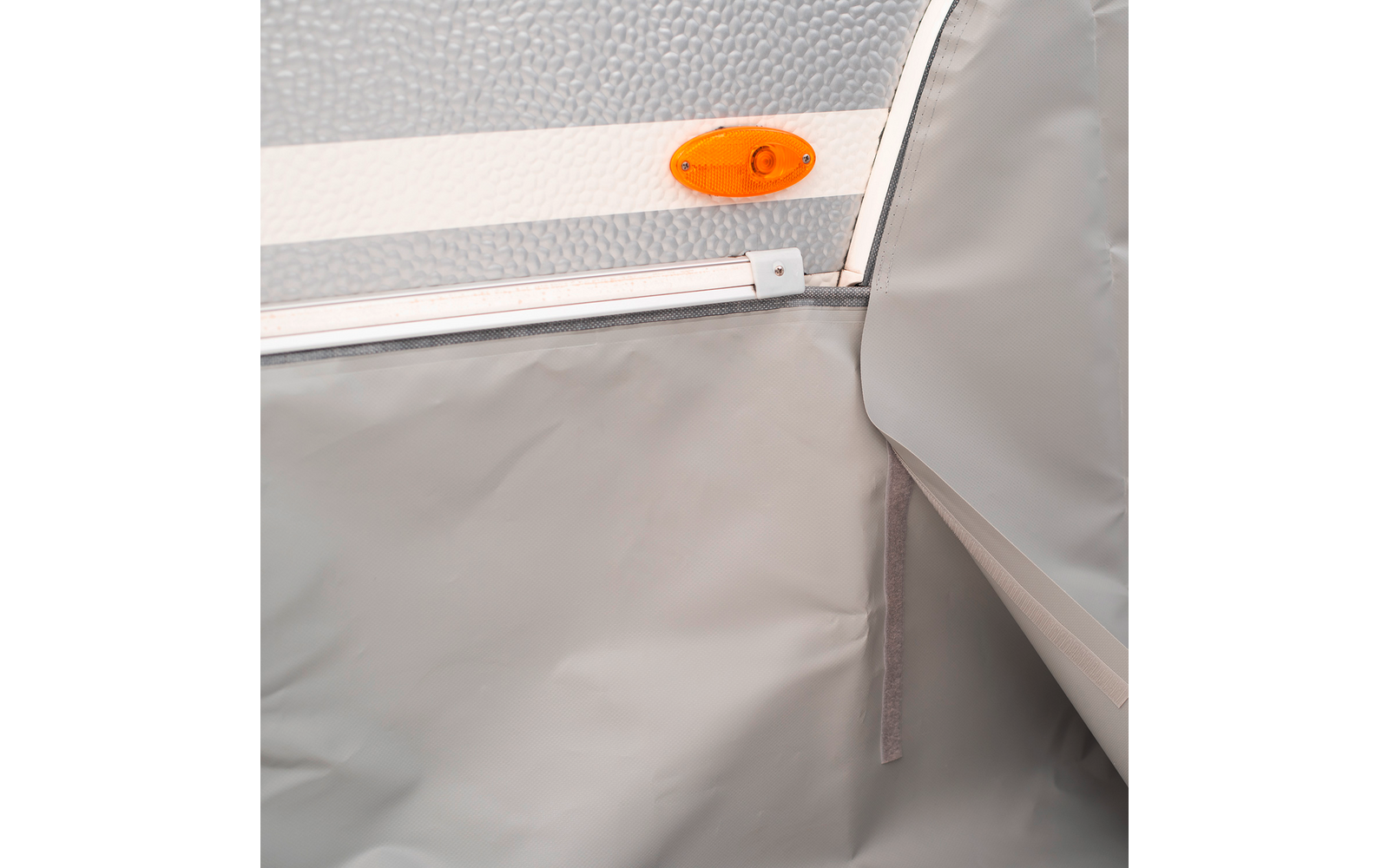 Product afbeelding Hindermann vloerschort met polyvinylchloride bies lichtgrijs 1
