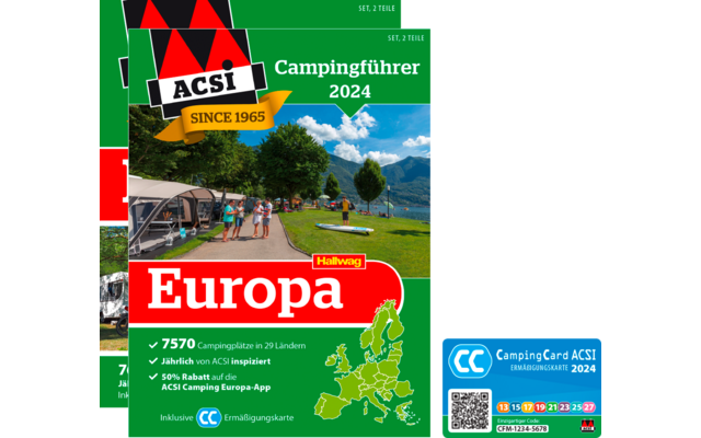 Guide de camping ACSI Europe 2024
