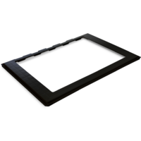 MPK Adapterrahmen für Dachhauben Ducato, Boxer, Jumper schwarz 700 × 500 mm Fronteinbau