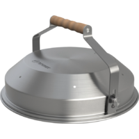 Petromax Atago grillmuts Roestvrijstalen ovenhulpstuk voor effici&euml;nte boven- en onderwarmte