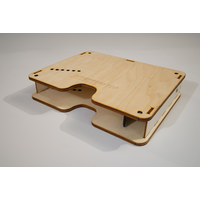 Schepperstop Birke DIY Tellerbox Kompakt Gr&ouml;&szlig;e Medium 250 x 72 x 200 mm