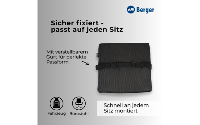 Produktbild Berger ergonomisches R&uuml;ckenkissen 1
