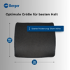 Kleines Produktbild Berger ergonomisches R&uuml;ckenkissen 1