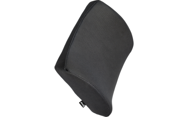 Cuscino per seduta ergonomico nero con forma curva