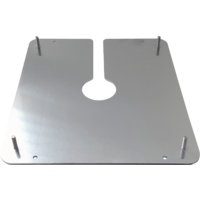 Piastra di montaggio in alluminio Alden ALD-14228 per antenne satellitari automatiche