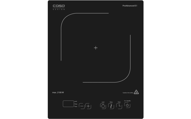 Produktbild Caso ProAdvanced E1 Einzelinduktionskochfeld 240 &deg;C 1